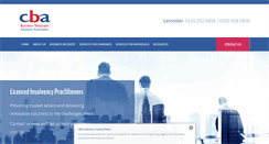 Desktop Screenshot of cba-insolvency.co.uk